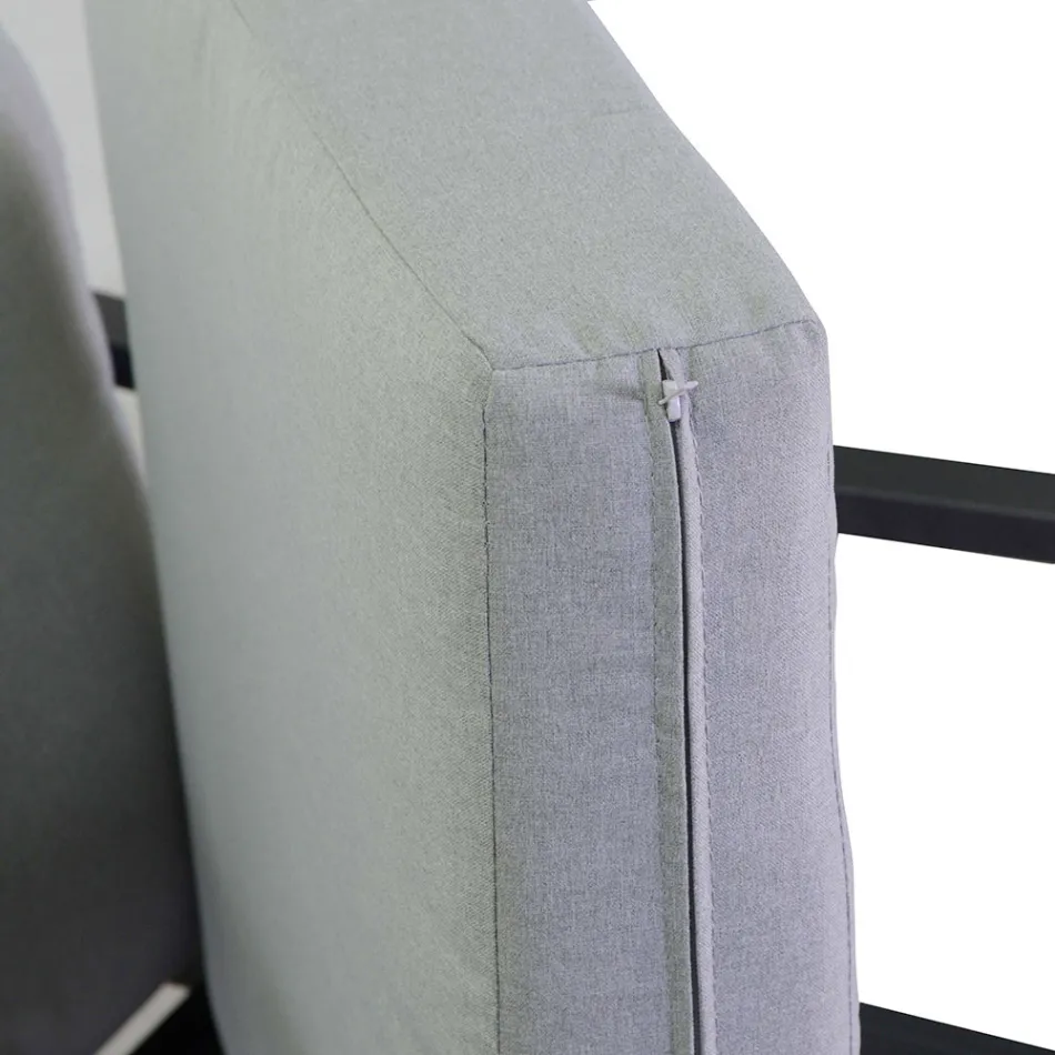 Living Room Consisting of 1 Sofa, 2 Armchairs, and 1 Coffee Table - Ticket Viadurini