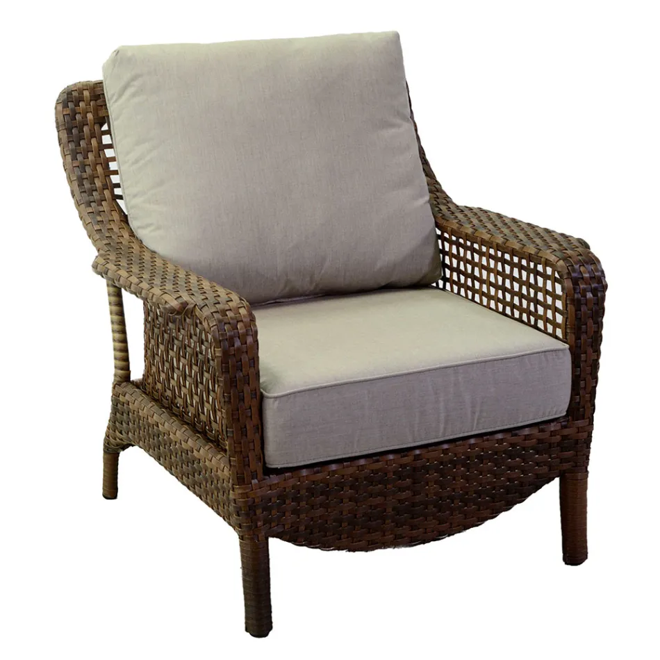 Living room composed of 2 armchairs, 1 sofa and 1 coffee table - umbrella Viadurini