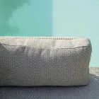 Living Room Consisting of 2 Armchairs, 1 Sofa and Coffee Table in Aluminum - Symphony Viadurini