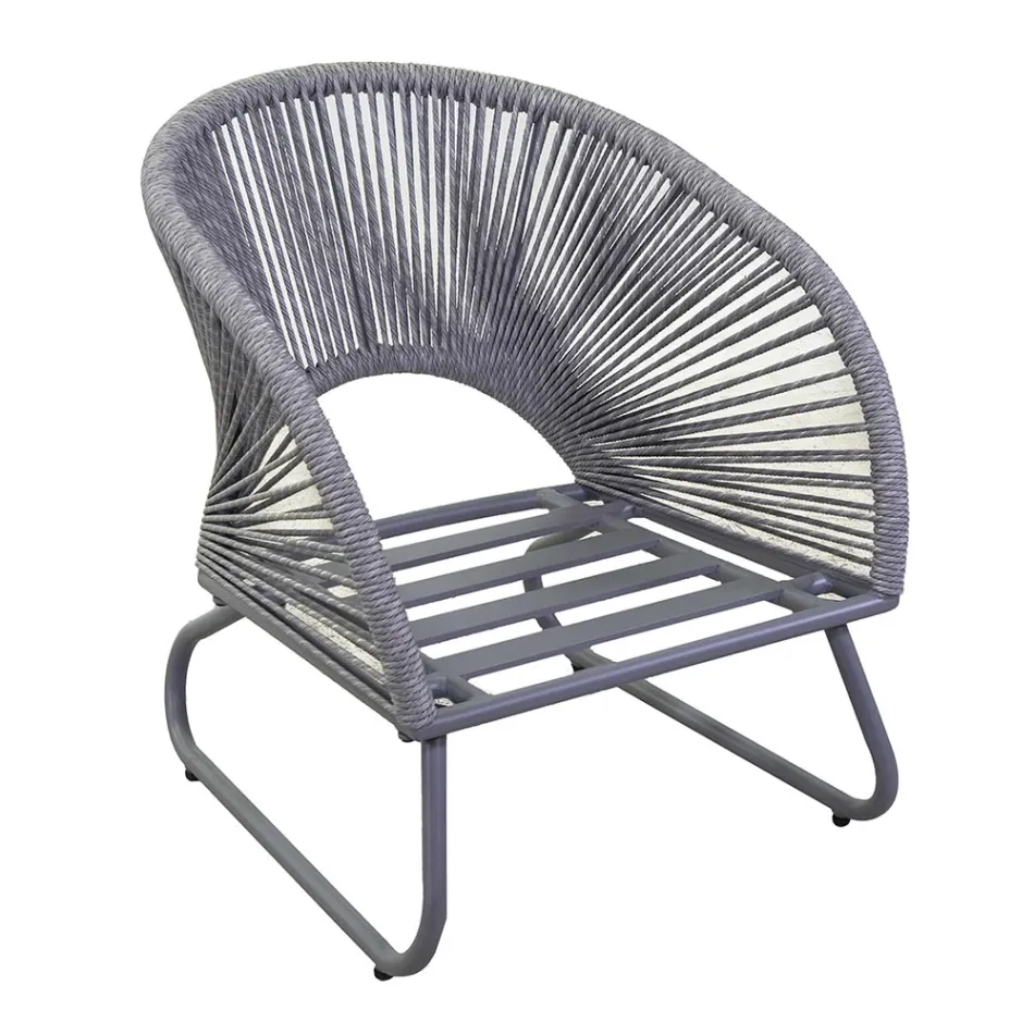 Living Room Consisting of 2 Armchairs with Coffee Table - Suitcase Viadurini