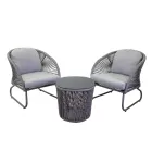 Living Room Consisting of 2 Armchairs with Coffee Table - Suitcase Viadurini