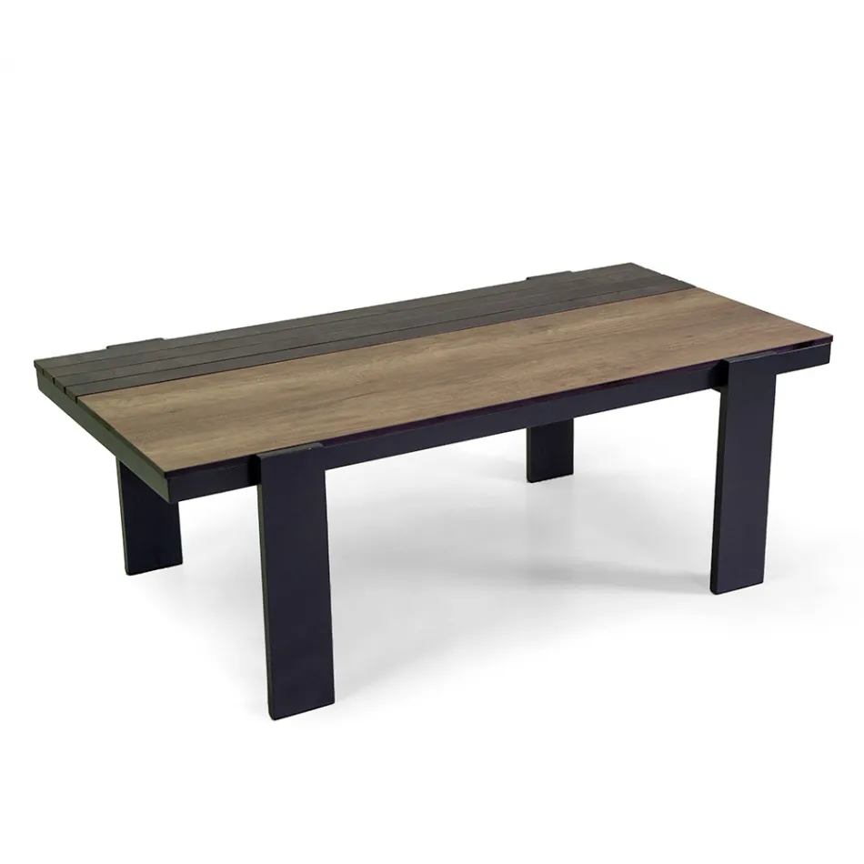 Outdoor Living Room Consisting of 1 Sofa, 2 Armchairs and 1 Coffee Table - Righello Viadurini