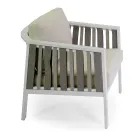 Outdoor Lounge in White Aluminum and Cream Cushions - Relaz Viadurini