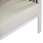 Outdoor Lounge in White Aluminum and Cream Cushions - Relaz Viadurini
