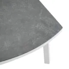 Outdoor Lounge in White Aluminum and Cream Cushions - Relaz Viadurini