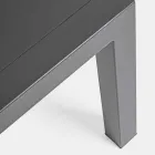 Outdoor Lounge in Aluminum with Cushions Covered in Fabric - Armonia Viadurini