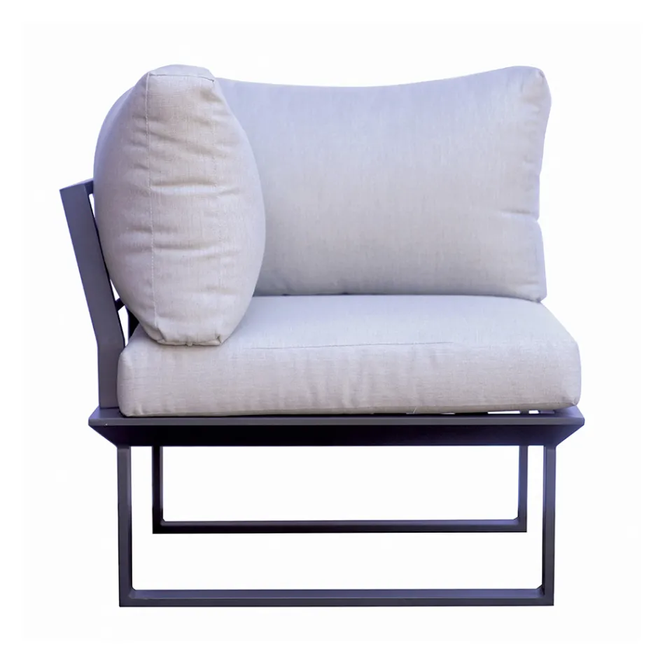 Garden Lounge Consisting of 2 Sofas and Central Table - Pippo Viadurini