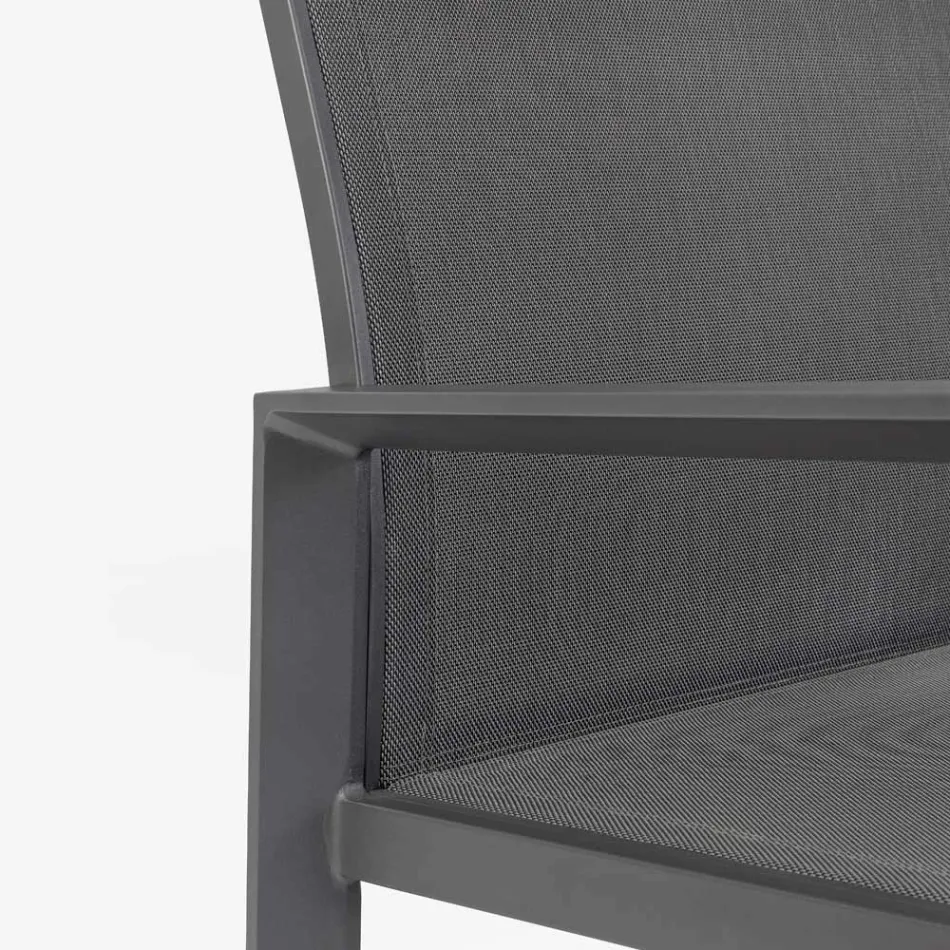 Garden lounge with 1 sofa, 2 armchairs and 1 coffee table - Plan Viadurini