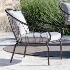 Garden lounge with 2 armchairs and 1 2-seater sofa Made in Italy - Fontana Viadurini