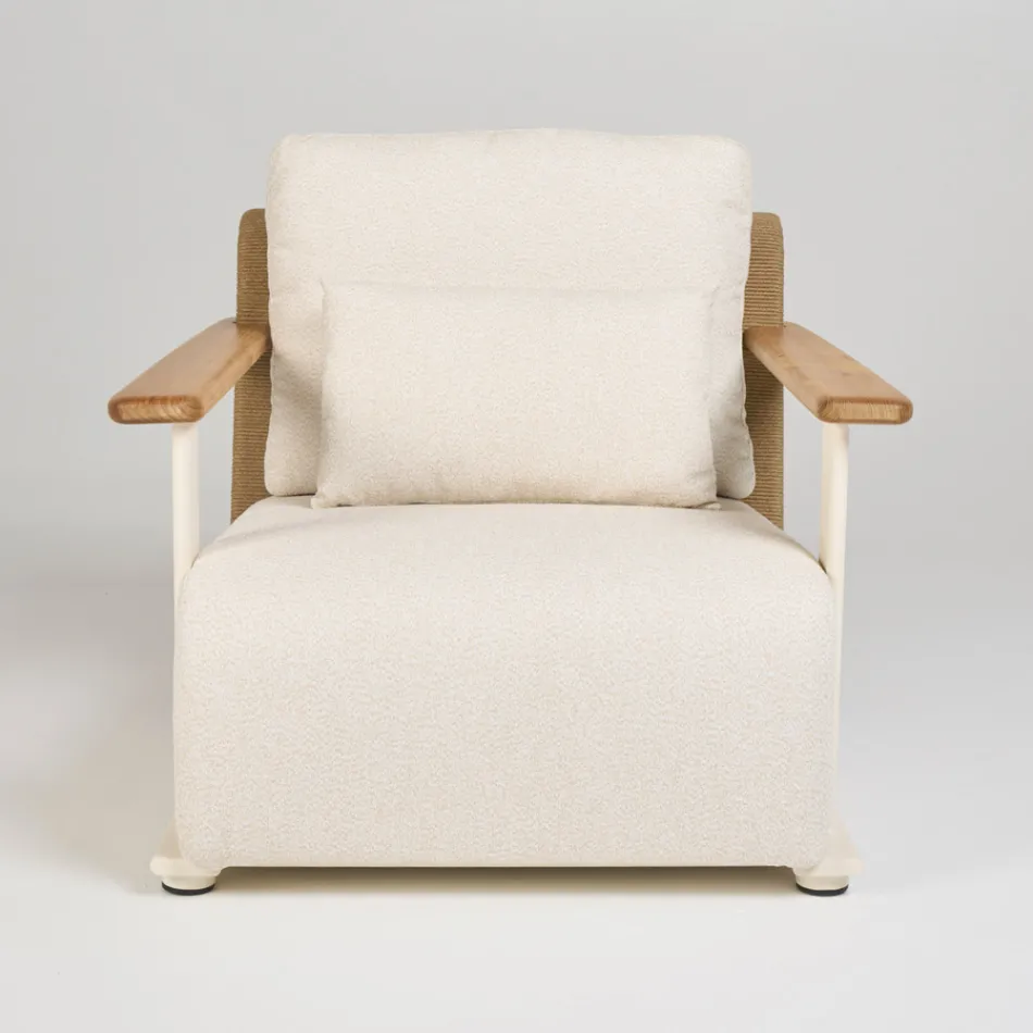 Garden Lounge with Sofa, 2 Armchairs and Coffee Table - Montorio Viadurini