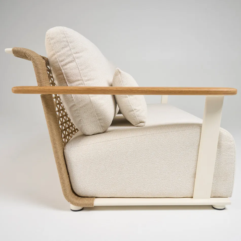 Garden Lounge with Sofa, 2 Armchairs and Coffee Table - Montorio Viadurini
