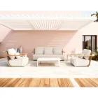 Garden Lounge with Sofa, 2 Armchairs and Coffee Table - Montorio Viadurini