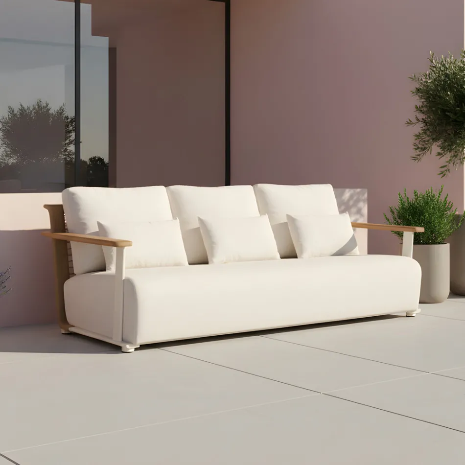 Garden Lounge with Sofa, 2 Armchairs and Coffee Table - Montorio Viadurini