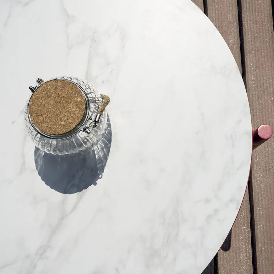 Red or Green Aluminum Garden Living Room - Regalrise Viadurini