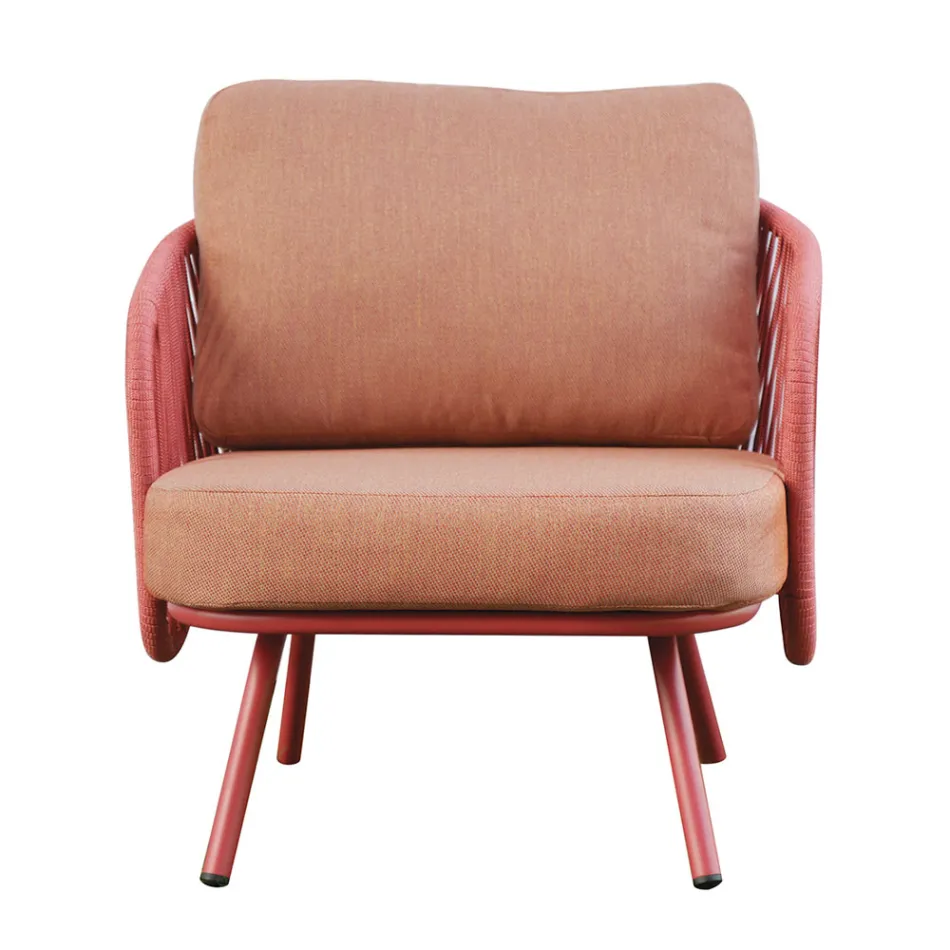 Red or Green Aluminum Garden Living Room - Regalrise Viadurini