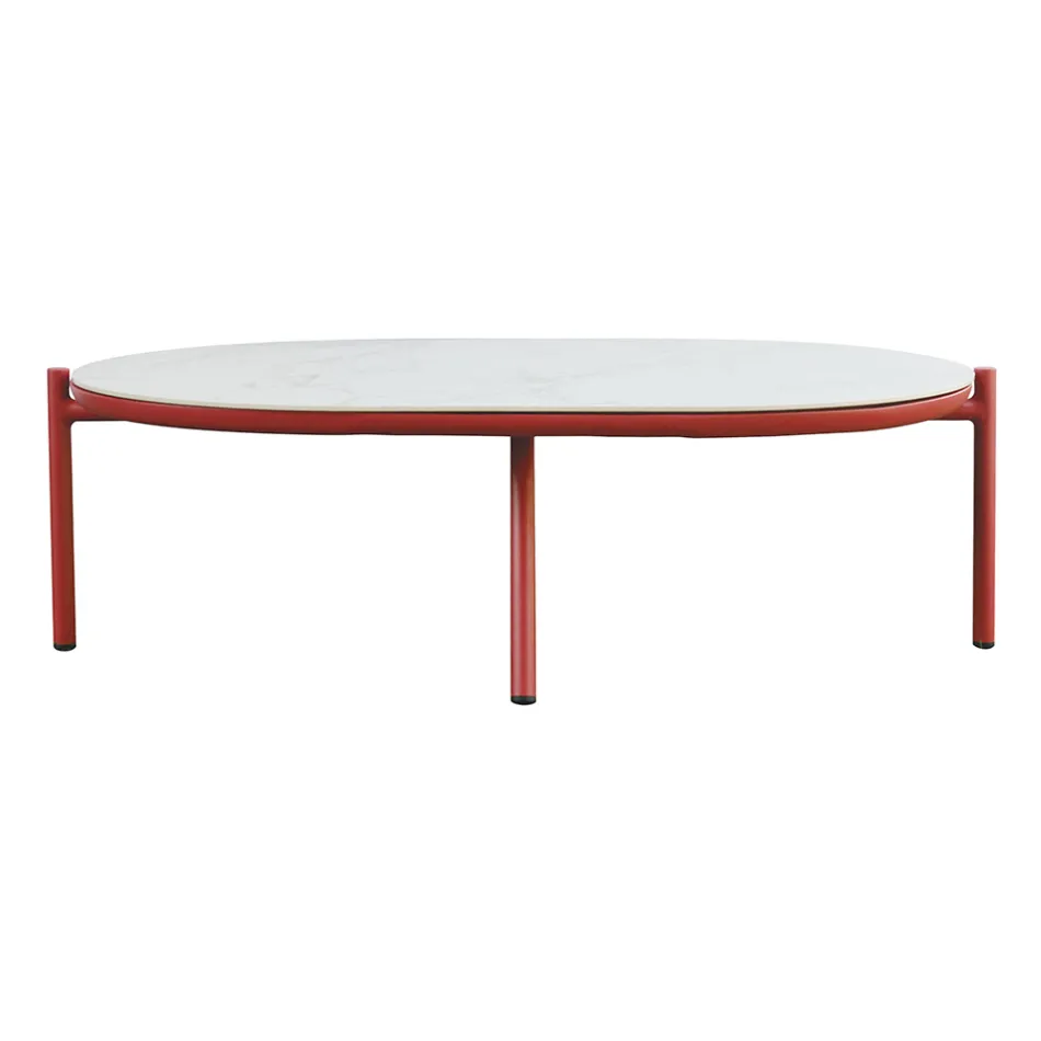 Red or Green Aluminum Garden Living Room - Regalrise Viadurini
