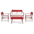 Garden Lounge Made of Aluminum of Different Finishes - Souvenir Viadurini