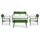Garden Lounge Made of Aluminum of Different Finishes - Souvenir Viadurini