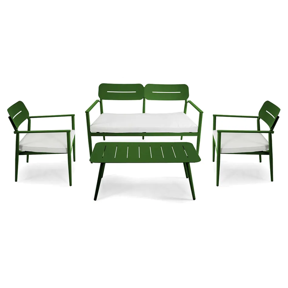 Garden Lounge Made of Aluminum of Different Finishes - Souvenir Viadurini