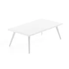 Indoor and outdoor living room with 2 armchairs, 1 sofa and 1 coffee table - Sortir Viadurini