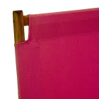 Living Room in Oiled Acacia Wood Natural Color and Fabric - Bottega Viadurini