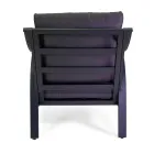 Living Room Made of Aluminum with Brazilian Teak Armrests - Diary Viadurini