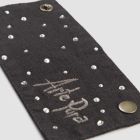 White or Black Linen Drip Tray with Embroidery and Crystals 2 Pieces - Salvino Viadurini