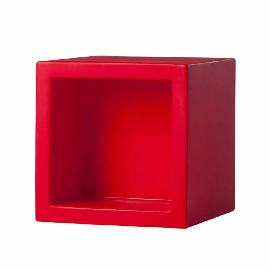 Cube colored shelf Slide Open Cube modern design made in Italy Viadurini