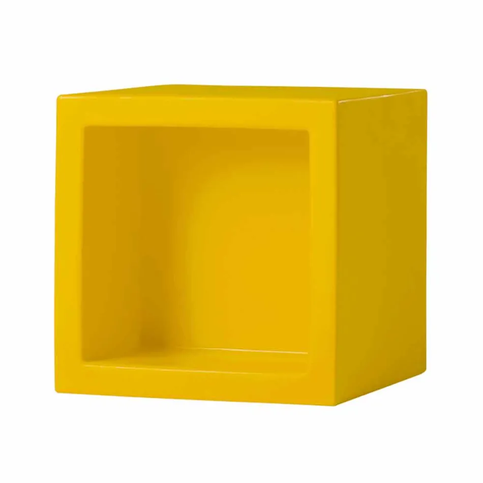 Cube colored shelf Slide Open Cube modern design made in Italy Viadurini