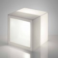 Modern design bright shelf Slide Open Cube, produced in Italy