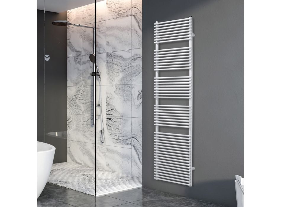 Towel Warmer with Electric System and Steel Structure Made in Italy - Syrup Viadurini