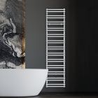 Electric Towel Warmer with Horizontal Elements Made in Italy - Amaretti Viadurini