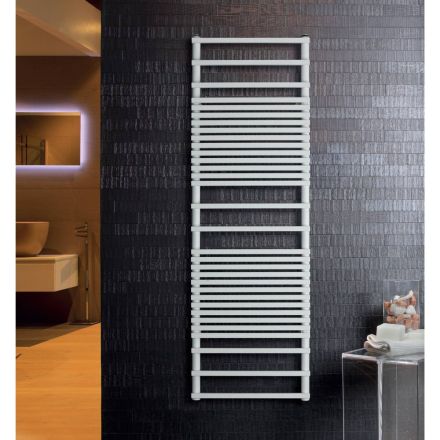 Electric Towel Warmer with Carbon Steel Frame Made in Italy - Cream Viadurini