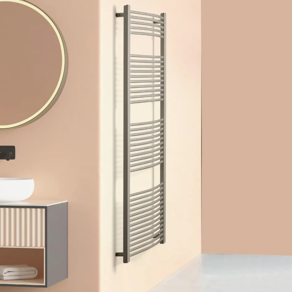 Electric Towel Warmer in Steel in Different Colors Made in Italy - Ibis Viadurini