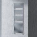 Hydraulic Towel Warmer with 4 Series of Horizontal Elements Made in Italy - Meringue