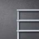 Hydraulic Towel Warmer with Circular Elements Made in Italy - Strawberry Viadurini