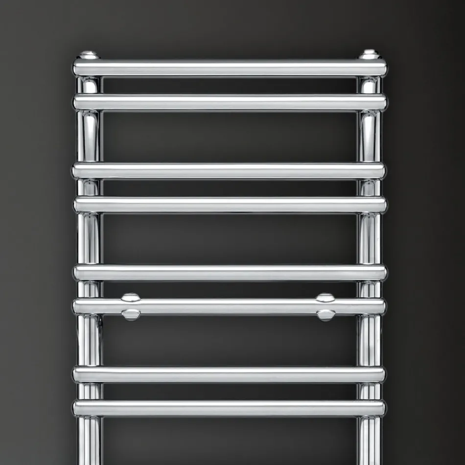 Hydraulic Towel Warmer with Horizontal Elements Made in Italy - Amaretti Viadurini