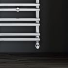 Hydraulic Towel Warmer with Horizontal Elements Made in Italy - Amaretti Viadurini