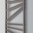 Hydraulic Towel Warmer with Square Elements Made in Italy - Almonds Viadurini
