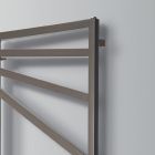 Hydraulic Towel Warmer with Square Elements Made in Italy - Almonds Viadurini