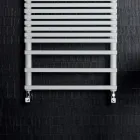 Hydraulic Towel Warmer with Carbon Steel Structure Made in Italy - Cream Viadurini