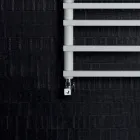 Hydraulic Towel Warmer with Carbon Steel Structure Made in Italy - Cream Viadurini