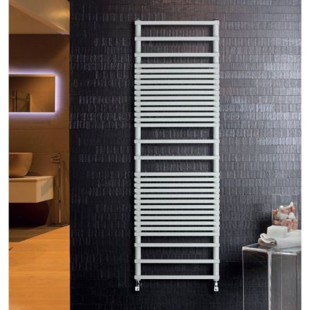 Hydraulic Towel Warmer with Carbon Steel Structure Made in Italy - Cream Viadurini