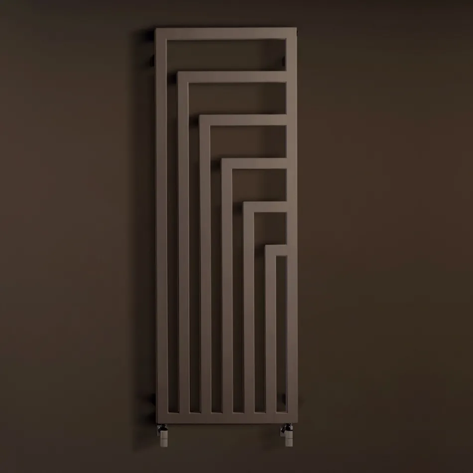 Hydraulic Steel Towel Warmer with Modern Design Made in Italy - Potentia Viadurini