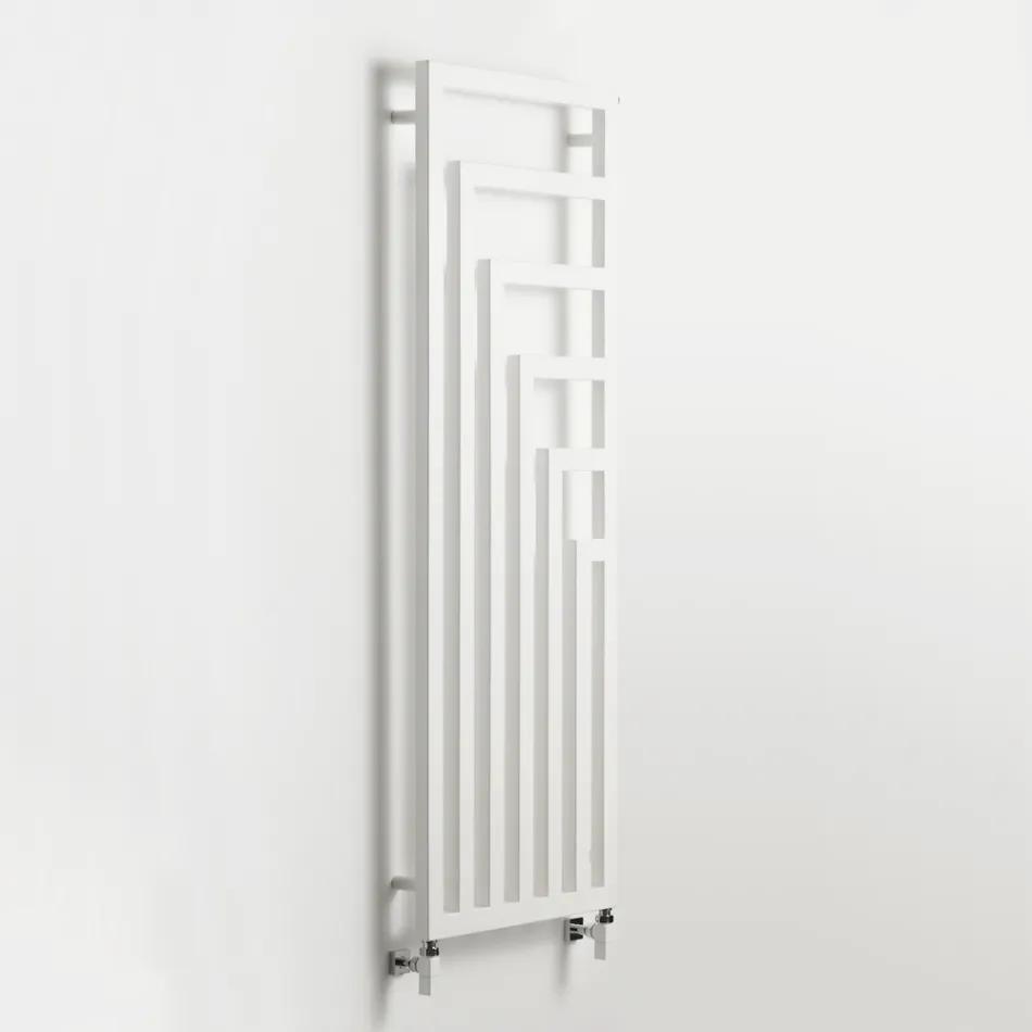 Hydraulic Steel Towel Warmer with Modern Design Made in Italy - Potentia Viadurini