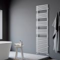 Hydraulic Steel Towel Warmer with Pure White Finish, Made in Italy - Lemon