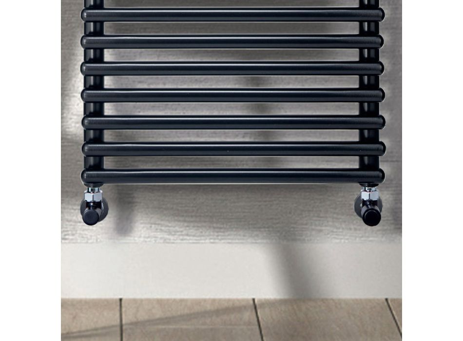 Hydraulic towel warmer made of carbon steel - soft Viadurini