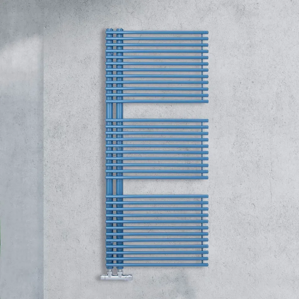 Carbon Steel Towel Warmer with Hydraulic System - Peanuts Viadurini