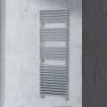 Mixed Towel Warmer with 4 Series of Horizontal Elements Made in Italy - Meringue