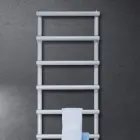 Mixed Towel Warmer with Circular Elements Made in Italy - Strawberry Viadurini